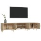 vidaXL Mueble para TV madera contrachapada roble Sonoma 180x31,5x40 cm