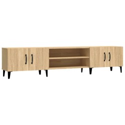 vidaXL Mueble para TV madera contrachapada roble Sonoma 180x31,5x40 cm