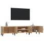 vidaXL Mueble para TV madera contrachapada roble Sonoma 180x31,5x40 cm vidaXL Mueble para TV madera contrachapada roble Sonoma 180x31,5x40 cm