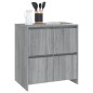 vidaXL Aparadores 2 uds madera de ingeniería gris Sonoma 70x41x75 cm vidaXL Aparadores 2 uds madera de ingeniería gris Sonoma 70x41x75 cm