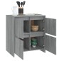 vidaXL Aparadores 2 uds madera de ingeniería gris Sonoma 70x41x75 cm vidaXL Aparadores 2 uds madera de ingeniería gris Sonoma 70x41x75 cm