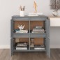 vidaXL Aparadores 2 uds madera de ingeniería gris Sonoma 70x41x75 cm vidaXL Aparadores 2 uds madera de ingeniería gris Sonoma 70x41x75 cm