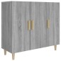 vidaXL Aparador de madera de ingeniería gris Sonoma 90x34x80 cm vidaXL Aparador de madera de ingeniería gris Sonoma 90x34x80 cm