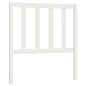 vidaXL Cabecero de cama madera maciza de pino blanco 106x4x100 cm