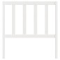 vidaXL Cabecero de cama madera maciza de pino blanco 106x4x100 cm
