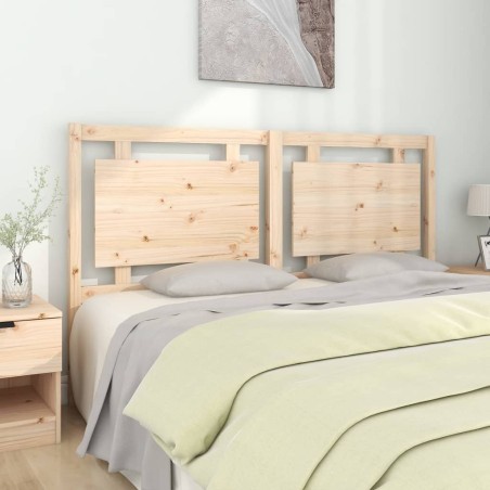 vidaXL Cabecero de cama madera maciza de pino 165,5x4x100 cm