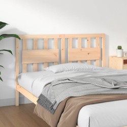 vidaXL Cabecero de cama madera maciza de pino 145,5x4x100 cm