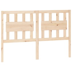 vidaXL Cabecero de cama madera maciza de pino 145,5x4x100 cm