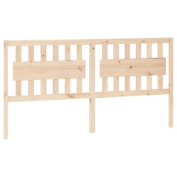 vidaXL Cabecero de cama madera maciza de pino 185,5x4x100 cm