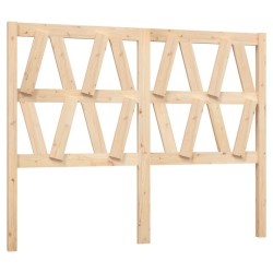 vidaXL Cabecero de cama madera maciza de pino 141x4x100 cm