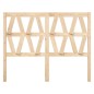 vidaXL Cabecero de cama madera maciza de pino 141x4x100 cm vidaXL Cabecero de cama madera maciza de pino 141x4x100 cm