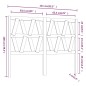 vidaXL Cabecero de cama madera maciza de pino 141x4x100 cm vidaXL Cabecero de cama madera maciza de pino 141x4x100 cm