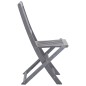 vidaXL Sillas de jardín plegables 6 uds cojines madera maciza acacia vidaXL Sillas de jardín plegables 6 uds cojines madera maciza acacia