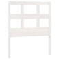 vidaXL Cabecero de cama madera maciza de pino blanco 80,5x4x100 cm vidaXL Cabecero de cama madera maciza de pino blanco 80,5x4x100 cm