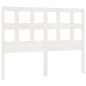 vidaXL Cabecero de cama madera maciza de pino blanco 155,5x4x100 cm vidaXL Cabecero de cama madera maciza de pino blanco 155,5x4x100 cm
