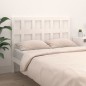 vidaXL Cabecero de cama madera maciza de pino blanco 155,5x4x100 cm vidaXL Cabecero de cama madera maciza de pino blanco 155,5x4x100 cm