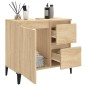 vidaXL Armario de baño madera contrachapada roble Sonoma 65x33x60 cm