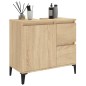 vidaXL Armario de baño madera contrachapada roble Sonoma 65x33x60 cm