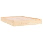 vidaXL Estructura de cama madera maciza 120x200 cm