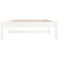 vidaXL Sofá cama madera maciza de pino blanco 80x200 cm vidaXL Sofá cama madera maciza de pino blanco 80x200 cm