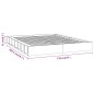 vidaXL Estructura de cama de madera maciza blanca 160x200 cm vidaXL Estructura de cama de madera maciza blanca 160x200 cm