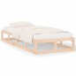 vidaXL Estructura de cama individual de madera maciza 90x190 cm vidaXL Estructura de cama individual de madera maciza 90x190 cm