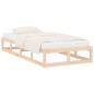 vidaXL Estructura de cama individual de madera maciza 90x190 cm vidaXL Estructura de cama individual de madera maciza 90x190 cm