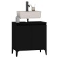 vidaXL Armario para lavabo madera contrachapada negro 58x33x60 cm vidaXL Armario para lavabo madera contrachapada negro 58x33x60 cm