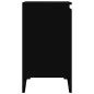 vidaXL Armario para lavabo madera contrachapada negro 58x33x60 cm vidaXL Armario para lavabo madera contrachapada negro 58x33x60 cm