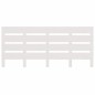 vidaXL Cabecero de cama madera maciza de pino blanco 160x3x80 cm