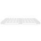 vidaXL Cama de palets de madera maciza de pino blanca 140x200 cm vidaXL Cama de palets de madera maciza de pino blanca 140x200 cm