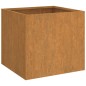 vidaXL Jardineras 2 unidades acero corten 49x47x46 cm vidaXL Jardineras 2 unidades acero corten 49x47x46 cm