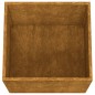 vidaXL Jardineras 2 unidades acero corten 49x47x46 cm vidaXL Jardineras 2 unidades acero corten 49x47x46 cm
