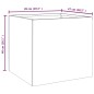 vidaXL Jardineras 2 unidades acero corten 49x47x46 cm vidaXL Jardineras 2 unidades acero corten 49x47x46 cm