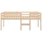vidaXL Cama alta madera maciza de pino 90x190 cm vidaXL Cama alta madera maciza de pino 90x190 cm