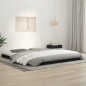 vidaXL Estructura de cama de madera maciza negra 180x200 cm vidaXL Estructura de cama de madera maciza negra 180x200 cm