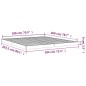 vidaXL Estructura de cama de madera maciza negra 180x200 cm vidaXL Estructura de cama de madera maciza negra 180x200 cm