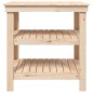 vidaXL Banco de trabajo de madera maciza de pino 78,5x50x80 cm vidaXL Banco de trabajo de madera maciza de pino 78,5x50x80 cm