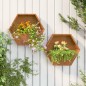 vidaXL Jardineras de pared 2 uds acero corten oxidado 46x10x40 cm vidaXL Jardineras de pared 2 uds acero corten oxidado 46x10x40 cm