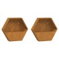 vidaXL Jardineras de pared 2 uds acero corten oxidado 46x10x40 cm vidaXL Jardineras de pared 2 uds acero corten oxidado 46x10x40 cm