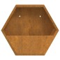 vidaXL Jardineras de pared 2 uds acero corten oxidado 46x10x40 cm vidaXL Jardineras de pared 2 uds acero corten oxidado 46x10x40 cm