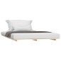 vidaXL Estructura de cama de madera maciza de pino 140x190 cm vidaXL Estructura de cama de madera maciza de pino 140x190 cm