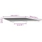 vidaXL Estructura de cama de madera maciza de pino 140x190 cm vidaXL Estructura de cama de madera maciza de pino 140x190 cm
