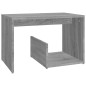 vidaXL Mesa auxiliar madera contrachapada gris Sonoma 59x36x38 cm vidaXL Mesa auxiliar madera contrachapada gris Sonoma 59x36x38 cm