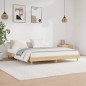 vidaXL Estructura de cama madera contrachapada roble Sonoma 140x200 cm