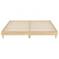 vidaXL Estructura de cama madera contrachapada roble Sonoma 140x200 cm