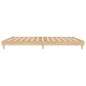 vidaXL Estructura de cama madera contrachapada roble Sonoma 140x200 cm