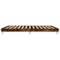 vidaXL Estructura de cama madera contrachapada roble ahumado 140x200cm vidaXL Estructura de cama madera contrachapada roble ahumado 140x200cm