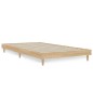 vidaXL Estructura de cama madera contrachapada roble Sonoma 90x190 cm vidaXL Estructura de cama madera contrachapada roble Sonoma 90x190 cm