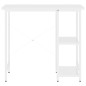 vidaXL Escritorio para ordenador de MDF y metal blanco 80x40x72 cm vidaXL Escritorio para ordenador de MDF y metal blanco 80x40x72 cm